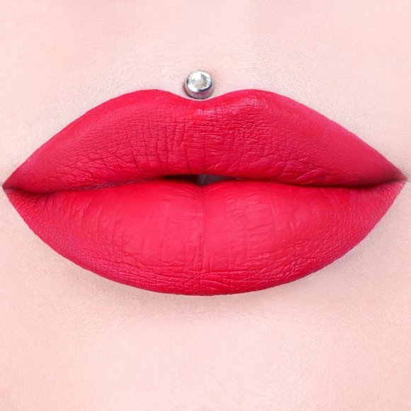 JEFFREE STAR CHERRY WET LIQUID LIPSTICK PINKY RED - Picture 5 of 9